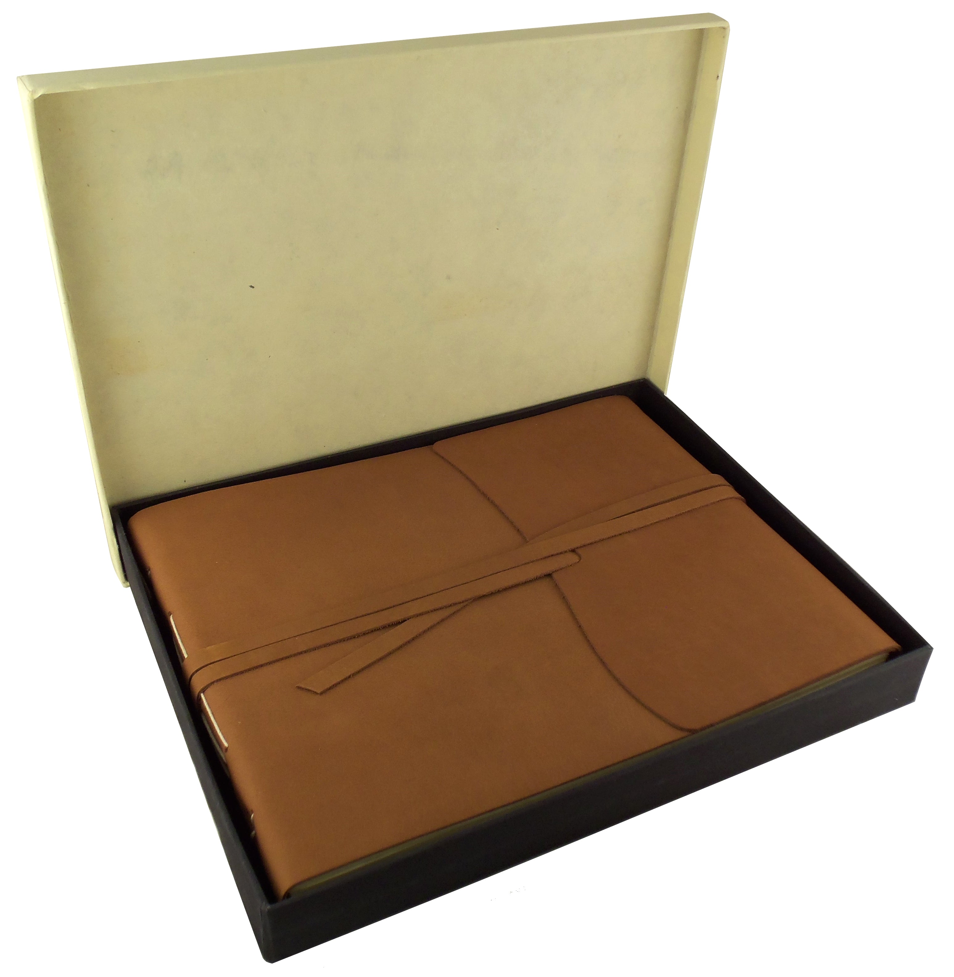 Large Rustic Genuine Leather Photo Album with Gift Box - Holds 400 4x6 ...