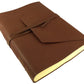 Large Genuine Leather Expedition Journal / Sketchbook with Gift Box - 380 Pages - 9" x 12" - Rustic Ridge Leather