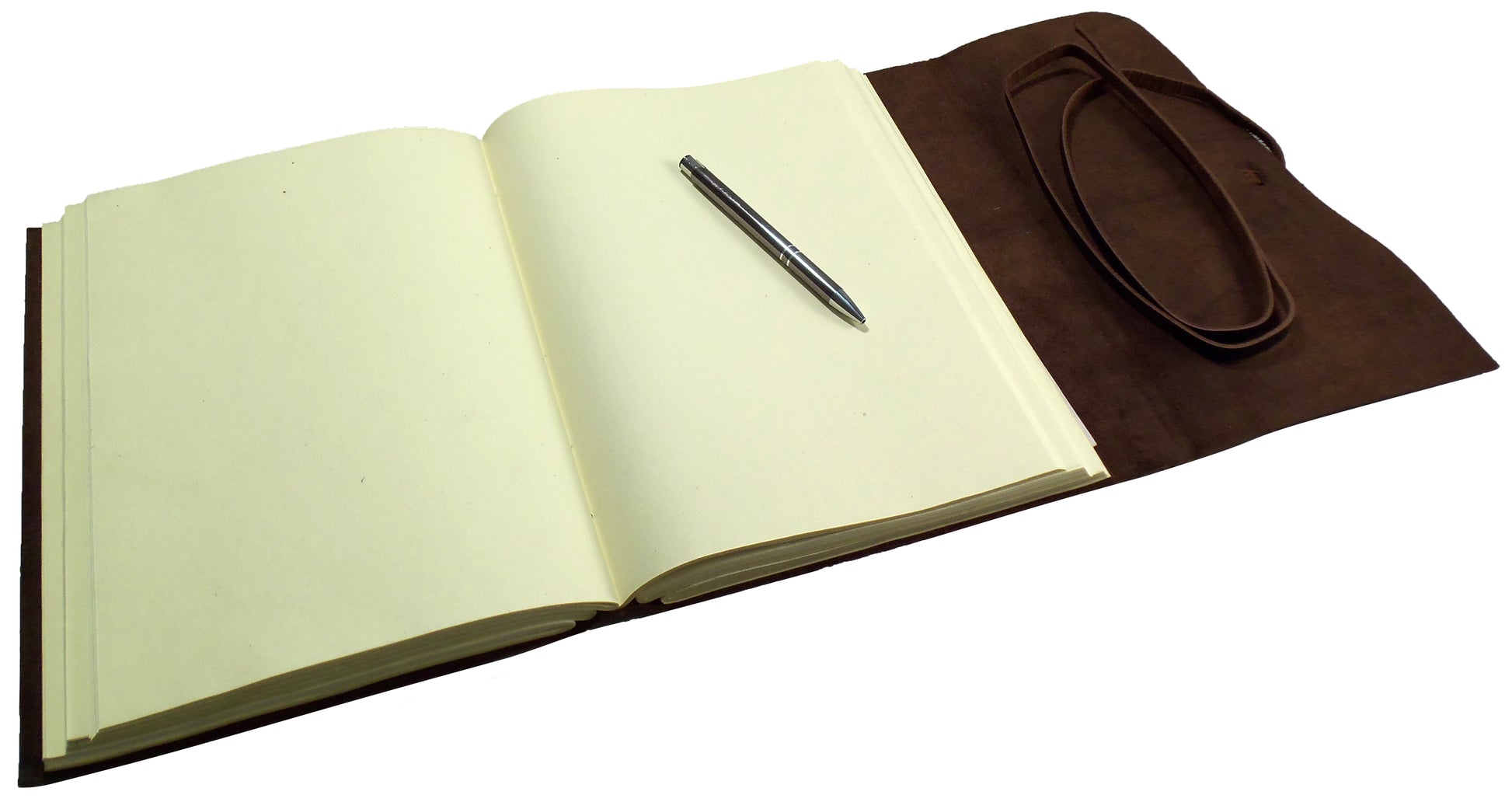 Rustico Leather Sketch Book - Dark Brown - 8.5 x 11 - Heartwood