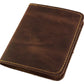 Refillable Leather Pocket Notebook - Mini Composition Cover - Fits Standard 4.5 x 3.25" Mini Composition Book - Rustic Ridge Leather