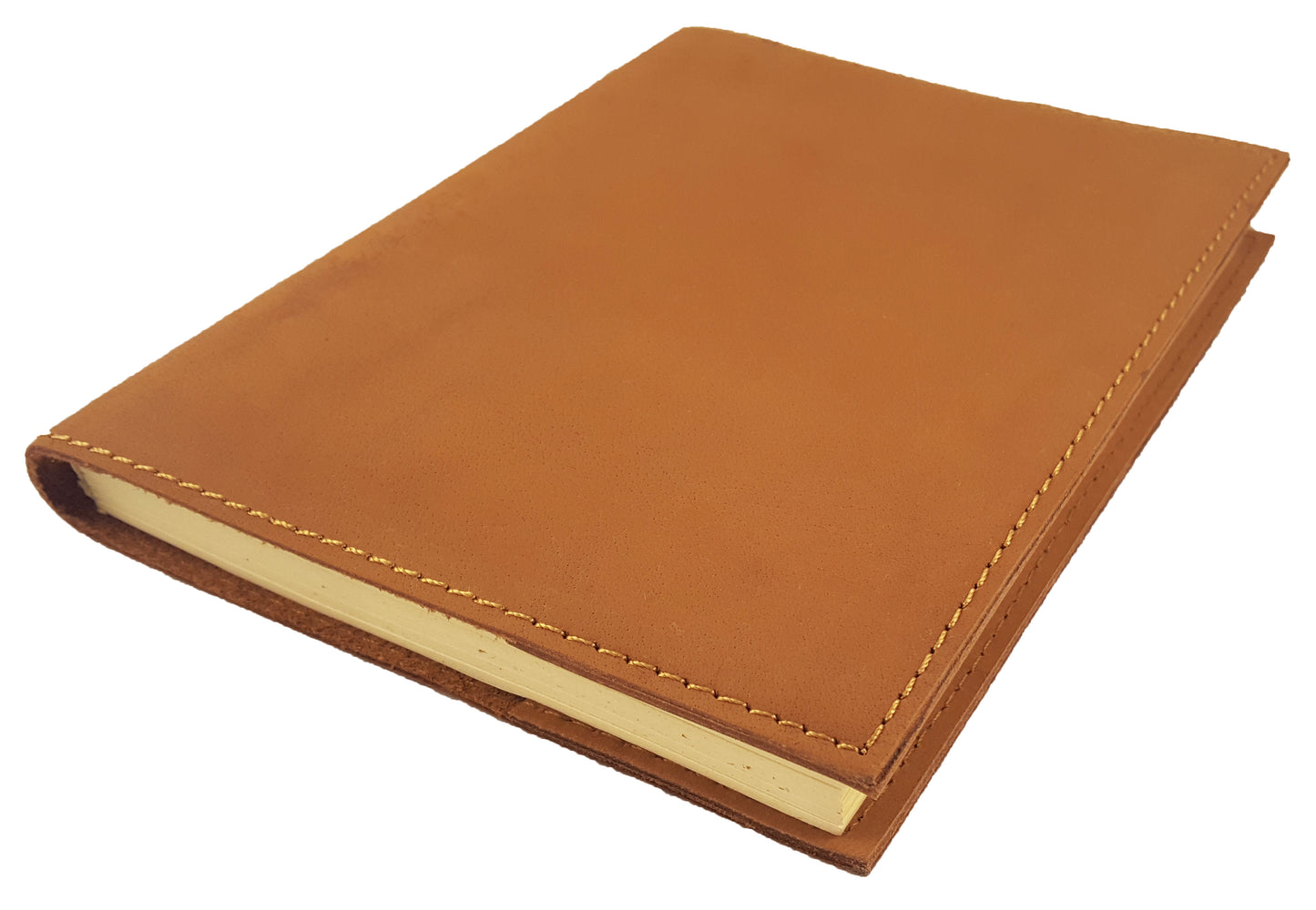 Rustic Refillable Leather Journal / Sketchbook with Handmade Paper - 6x8" - Rustic Ridge Leather