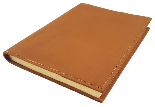 Rustic Refillable Leather Journal / Sketchbook with Handmade Paper - 6x8" - Rustic Ridge Leather