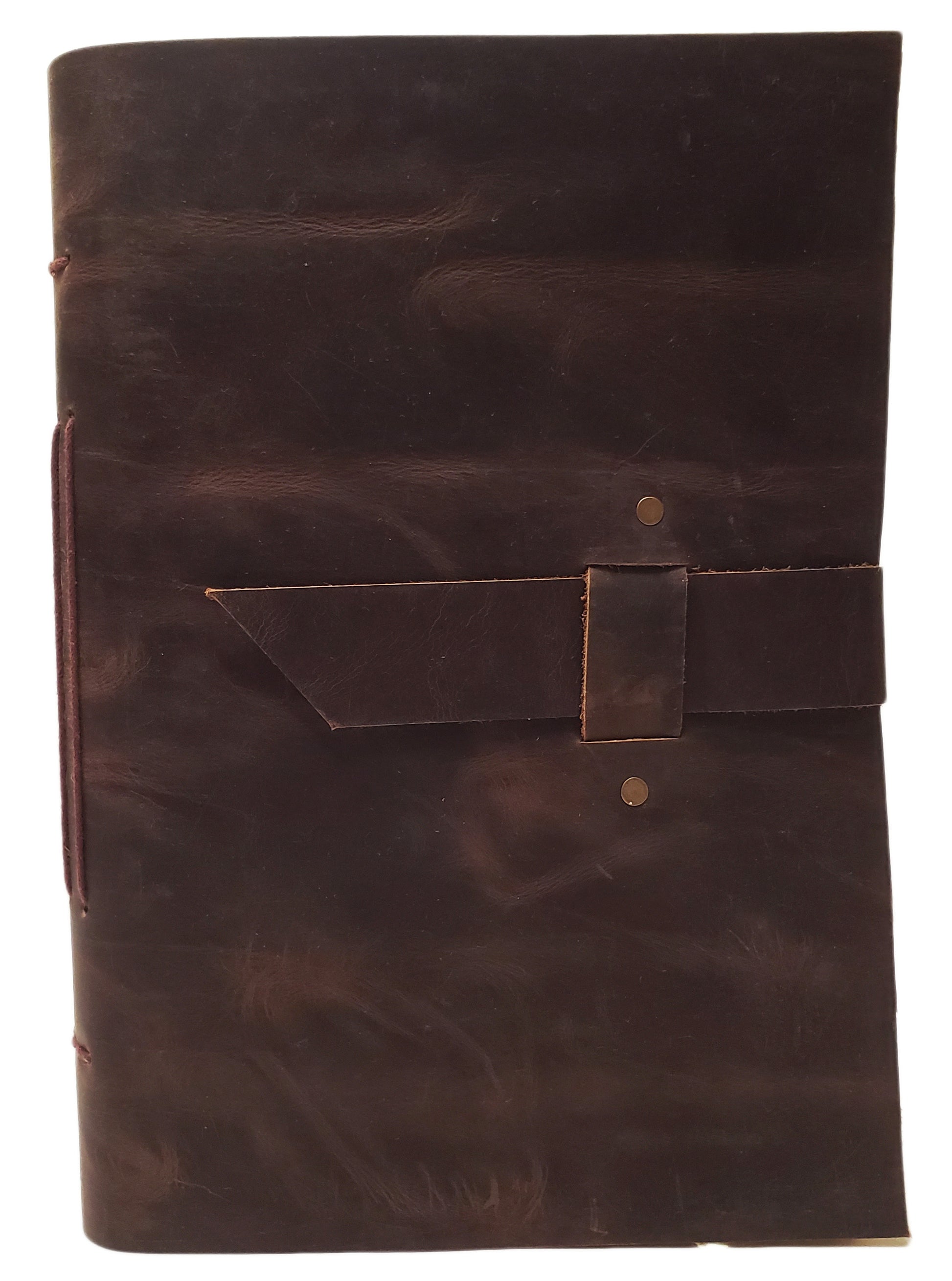 Rustico Leather Sketch Book - Dark Brown - 8.5 x 11 - Heartwood Gifts